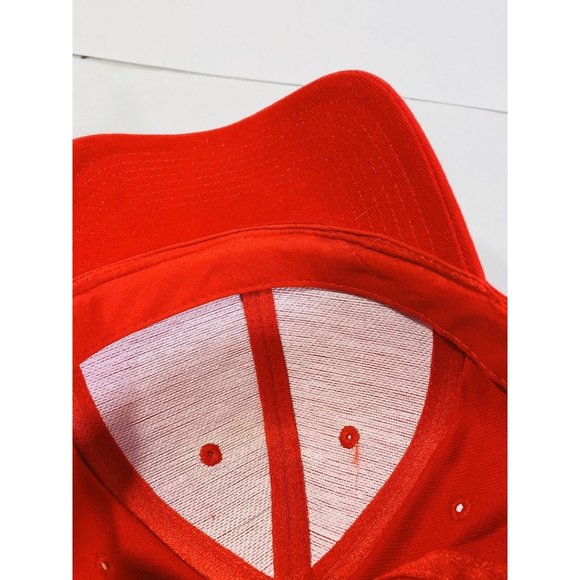 MBS Modern Builders Supply Hat Trucker Cap Red Strapback Adjustable One Size - Picture 7 of 7